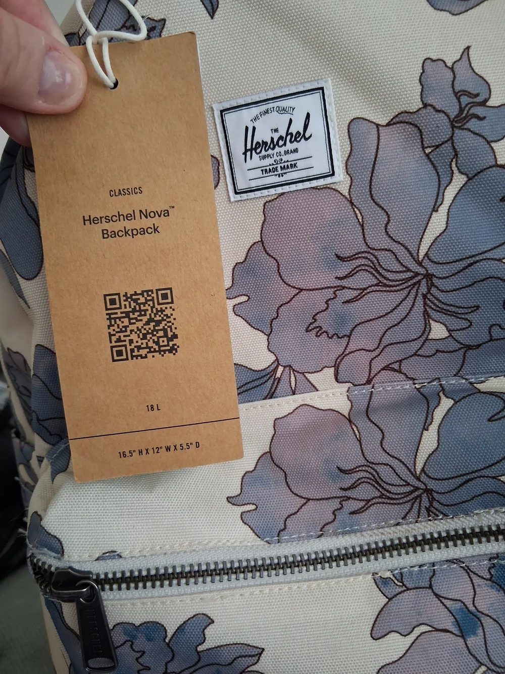 Herschel Supply Co. Nova backpack in the Moonbeam Floral Waves